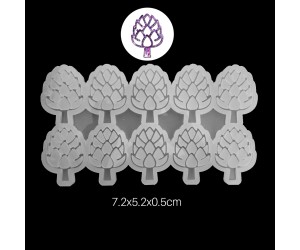Epoksi Çoklu Enginar Silikon Kalıbı EM255