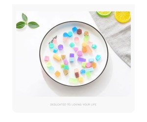 Epoksi Geometrik Şekiller Minyatür Jelibon Sugarcraft Silikon Kalıbı GT1583