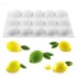 3D Meyve Limon Şekilli Kek Dekorasyon Mousse Tatlı Pasta Bakeware Silikon Kalıbı 15 li GT106