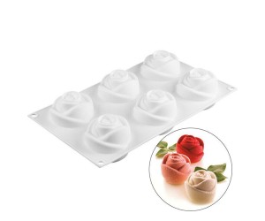 Çikolatalı Pasta Dekorasyon Araçları Gül Silikon Kek Kalıbı Mutfak Pişirme Kalıpları GT116