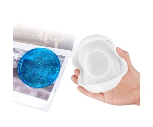 Epoksi Bardak Altlığı Kanallı Silikon Kalıbı 10cm GT9368 Epoksi Bardak Altlığı Kanallı Silikon Kalıbı 10cm GT9368