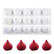 Kek Çikolata Rus Masalı Silikon Kalıbı Dondurma Truffle Tatlı Bakeware Silikon Kalıbı 15 li GT110