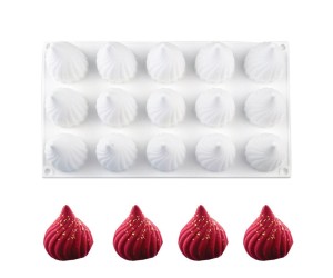 Kek Çikolata Rus Masalı Silikon Kalıbı Dondurma Truffle Tatlı Bakeware Silikon Kalıbı 15 li GT110