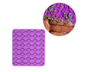 Epoksi Bileklik Kolye Tespih Harf Pulu Kalıbı GT-9435