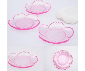 Epoksi Çiçek Çerezlik ve Bardak Altlığı Silikon Kalıbı Epoksi Çiçek Çerezlik ve Bardak Altlığı Silikon Kalıbı