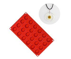 Epoksi Çoklu Kolye ve Çikolata Silikon Kalıbı GT-016