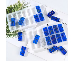 Epoksi Domino Taşları Silikon Kalıbı 2 Parça