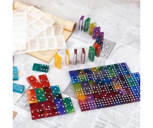 Epoksi Domino Taşları Silikon Kalıbı 2 Parça Epoksi Domino Taşları Silikon Kalıbı 2 Parça