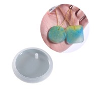 Epoksi Kenarı Bombeli Tekli Yuvarlak Kolye Kalıbı