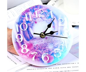 Epoksi Büyük Saat Kalıbı 15.5cm