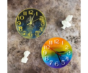 Epoksi Küçük Saat Kalıbı 10.5cm