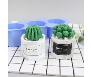 Epoksi Silikon Çoklu Sekizgen Saksı ve Mumluk Kalemlik Kalıbı Epoksi Silikon Çoklu Sekizgen Saksı ve Mumluk Kalemlik Kalıbı