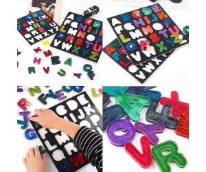 Epoksi Silikon Eğitici Harf Kalıbı Seti (2 Parça) Epoksi Silikon Eğitici Harf Kalıbı Seti (2 Parça)