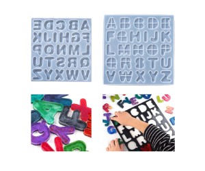 Epoksi Silikon Eğitici Harf Kalıbı Seti (2 Parça)