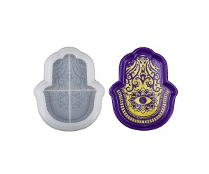 Epoksi Silikon Fatima Ana Eli Tabak ve Çerezlik Kalıbı