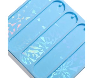 Epoksi Silikon Hologramlı Oval 5 li Kitap Ayracı Kalıbı