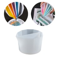 Epoksi Silikon İki Bölmeli Boya Karıştırma ve Döküm Kabı