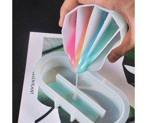 Epoksi Silikon İki Bölmeli Boya Karıştırma ve Döküm Kabı