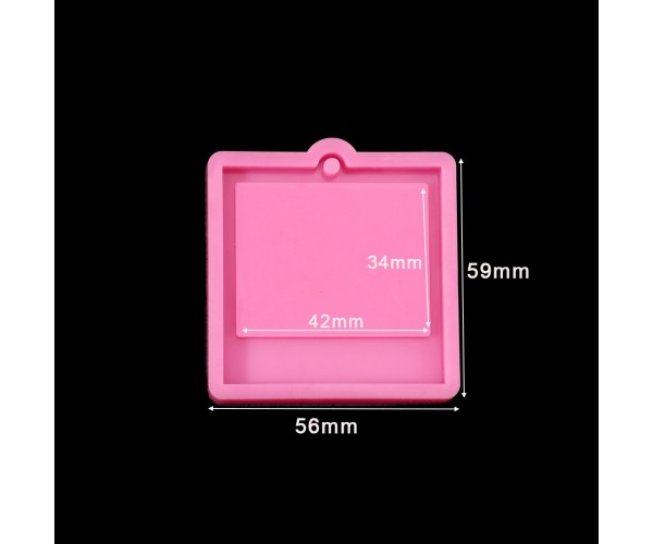 Epoksi Silikon Büyük Kare Fotoğraf Çerçevesi ve Anahtarlık Kalıbı