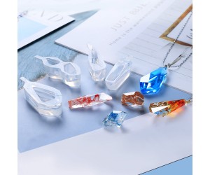 Epoksi Silikon Kristal Kolye Küpe Takı Kalıbı - GT9416