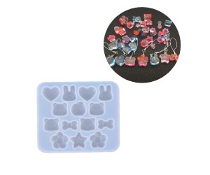 Epoksi Silikon Yeni Figürler Takı Anahtarlık Süsü Kalıbı GT9432