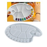 Epoksi Büyük Resim Boya Paleti Silikon Kalıbı