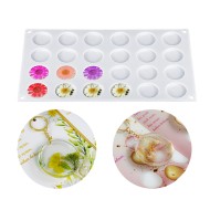 Epoksi Çoklu Daire Anahtarlık Kolye Silikon Kalıbı GT-9370