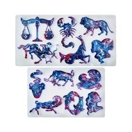 Epoksi Çoklu Burç Figürleri Silikon Kalıbı - 2 Parça