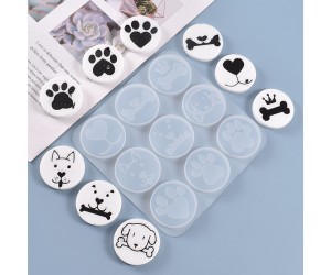 Epoksi Çoklu Hayvan Telefon Tutacağı Magnet ve Tasma Silikon Kalıbı