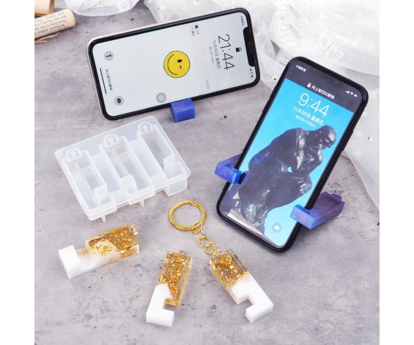 Epoksi Çoklu Telefon Tutucu Standı Silikon Kalıbı
