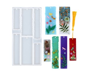 Epoksi Çoklu Yeni Kitap Ayracı Silikon Kalıbı