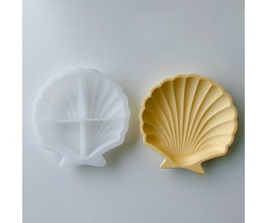 Epoksi Deniz Kabuğu Çerezlik ve Tabak Silikon Kalıbı Epoksi Deniz Kabuğu Çerezlik ve Tabak Silikon Kalıbı