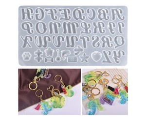 Epoksi El Yazısı Silikon Büyük Harf Kalıbı GT-9414