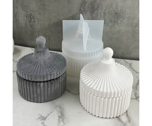 Epoksi Beton Şekerlik ve Takı Kutusu Silikon Kalıbı