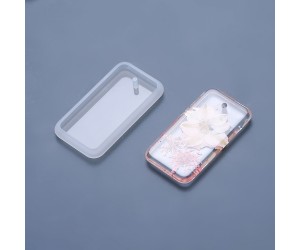 Epoksi Kenarı Bombeli Tekli Dikdörtgen Kolye Kalıbı Epoksi Kenarı Bombeli Tekli Dikdörtgen Kolye Kalıbı