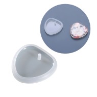 Epoksi Kenarı Bombeli Tekli Üçgen Kolye Kalıbı