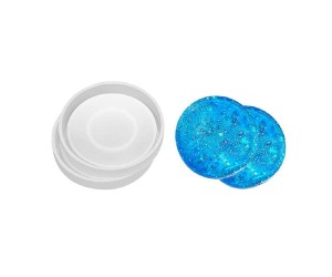 Epoksi Küçük Bardak Altlığı Kanallı Silikon Kalıbı 8.5cm Epoksi Küçük Bardak Altlığı Kanallı Silikon Kalıbı 8.5cm