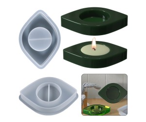 Epoksi ve Beton Göz Mumluk Silikon Kalıbı