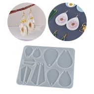 Epoksi Çoklu Damla Takı ve Anahtarlık Silikon Kalıbı