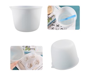 Epoksi Silikon Döküm Karıştırma Kabı Beaker 1000ml