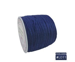 Kolye İpi Bileklik İpi Paraşüt İpi 50 Metre 0.8mm Color L011 Kolye İpi Bileklik İpi Paraşüt İpi 50 Metre 0.8mm Color L011