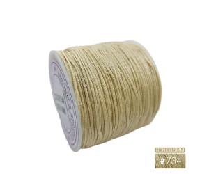 Kolye İpi Bileklik İpi Paraşüt İpi 50 Metre 0.8mm Color 734