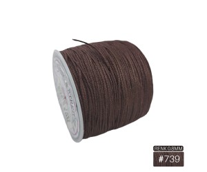 Kolye İpi Bileklik İpi Paraşüt İpi 50 Metre 0.8mm Color F739 Kolye İpi Bileklik İpi Paraşüt İpi 50 Metre 0.8mm Color F739