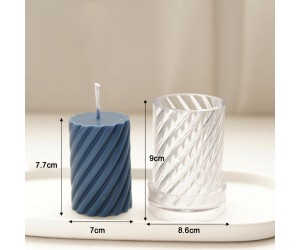 Poli Karbon Mum Kalıbı Mika Mum Kalıbı Burgulu Model 7.7cmx7cm GT-6234 Poli Karbon Mum Kalıbı Mika Mum Kalıbı Burgulu Model 7.7cmx7cm GT-6234