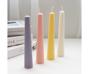 Poli Karbon Mum Kalıbı Mika Mum Kalıbı Çizgili Silindir Şamdanlık Mum Kalıbı 22.5cmx3.8cm GT-6254 Poli Karbon Mum Kalıbı Mika Mum Kalıbı Çizgili Silindir Şamdanlık Mum Kalıbı 22.5cmx3.8cm GT-6254