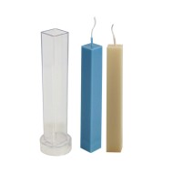 Poli Karbon Mum Kalıbı Mika Mum Kalıbı Kare Mum Kalıbı 16.8cmx2.5cm GT-6240