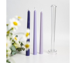 Poli Karbon Mum Kalıbı Mika Mum Kalıbı Şamdanlık 25.5cmx2.2cm GT-9152 Poli Karbon Mum Kalıbı Mika Mum Kalıbı Şamdanlık 25.5cmx2.2cm GT-9152