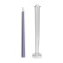 Poli Karbon Mum Kalıbı Mika Mum Kalıbı Şamdanlık 25.5cmx2.2cm GT-9152