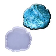 Epoksi Düzensiz Bardak ve Tabak Altlığı Silikon Kalıbı GT-9060