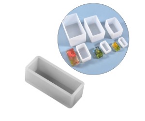 Epoksi Sabun Dikdörtgen Obje Silikon Kalıbı GT-9408